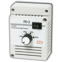 Ρυθμιστής φωτισμού- DIMMER PD-2 λευκό 230V 2,5KW επαγωγικών/ωμικών φορτίων με SOFT START
