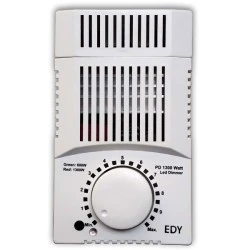 Ρυθμιστής φωτισμού-Dimmer PD-1300W επιτοίχιος 230V για λάμπες LED Dimmable και ωμικά/χωρητικά φορτία