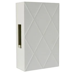 Κουδούνι ενός ήχου ηλεκτρομηχανικό 12V AC 168mmx104mmx48mm Dingdong (ρόμβος)