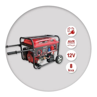 Γεννήτρια βενζίνης MIYAKE HZB 8000 E3 8kVA 16Hp 8kVA τετράχρονη τριφασική με μίζα Γεννήτρια βενζίνης MIYAKE HZB 8000 E3 8kVA 16Hp 8kVA τετράχρονη τριφασική με μίζα