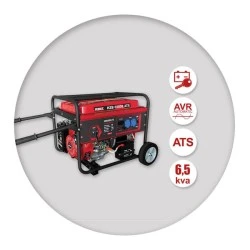 Γεννήτρια βενζίνης MIYAKE HZB 6500 ATS τετράχρονη αυτόματη με ενσωματωμένα ρελέ μεταγωγής