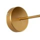 Φωτιστικό Vintage επιτοίχιο απλίκα μονόφωτο 1 x E27 χρυσό μέταλλο με μαύρο υφασμάτινο καπέλο Μ22xΠ29xΥ30cm GloboStar® RALPH 203-0040 Vintage Επιτοίχιο Φωτιστικό Απλίκα Μονόφωτο 1 x E27 IP20 Χρυσό Μέταλλο με Μαύρο Ύφασμα - Μ22 x Π29 x Υ30cm