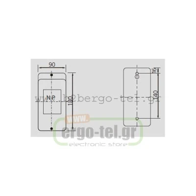 Αυτόματος διακόπτης αέρος 1,6Α-2,6Α με ρελέ 4KW σε κουτί τύπου LG KRIPAL LE-260