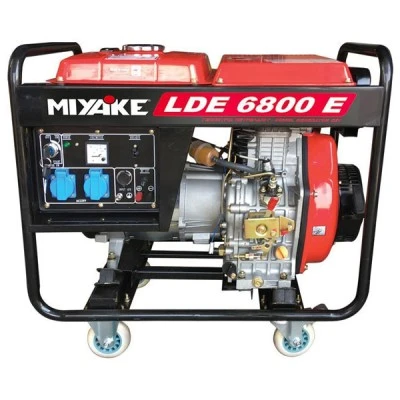 Γεννήτρια πετρελαίου τροχήλατη MIYAKE LDE 6800E ανοιχτού τύπου 220V με μίζα και μπαταρία Γεννήτρια πετρελαίου τροχήλατη MIYAKE LDE 6800E ανοιχτού τύπου 220V με μίζα και μπαταρία