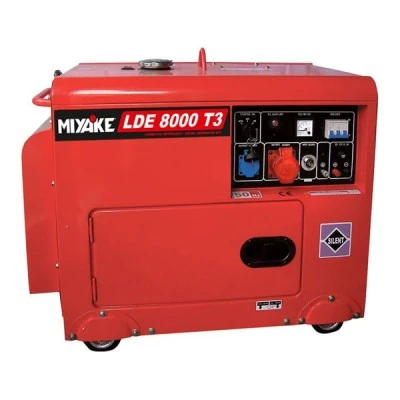 Γεννήτρια πετρελαίου κλειστού τύπου MIYAKE LDE 8000T3 12Hp 380V χαμηλού θορύβου
