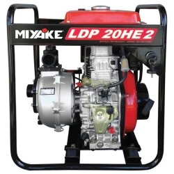 Πετρελαιοαντλία αλουμινίου MIYAKE LDP20HE2 υψηλής πίεσης 7Hp 2  x2   κατάλληλη για καθαρό νερό