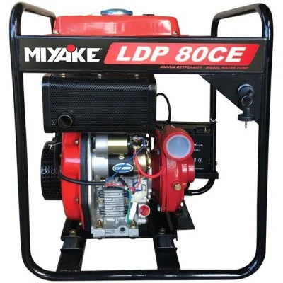 Πετρελαιοαντλία μαντεμένια MIYAKE LDP80CE υψηλής πίεσης 10Hp 3  x3   κατάλληλη και για πυρόσβεση