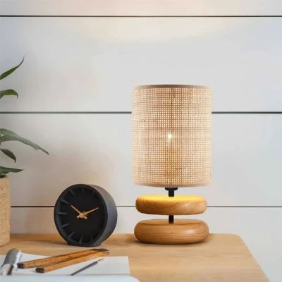 Επιτραπέζιο Boho φωτιστικό μονόφωτο 1 x E27 IP20 καφέ ξύλο με μπεζ διάτρητο ύφασμα με διάσταση Μ15 x Π15 x Υ35cm Επιτραπέζιο Boho φωτιστικό μονόφωτο 1 x E27 IP20 καφέ ξύλο με μπεζ διάτρητο ύφασμα με διάσταση Μ15 x Π15 x Υ35cm