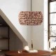 Φωτιστικό Boho κρεμαστό φωτιστικό καπέλο μονόφωτο 1xE27 IP20 καφέ Rattan με διάσταση Μ29 x Π29 x Υ16cm Φωτιστικό Boho κρεμαστό φωτιστικό καπέλο μονόφωτο 1xE27 IP20 καφέ Rattan με διάσταση Μ29 x Π29 x Υ16cm