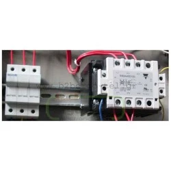 Τριφασικό SSR ρελέ (SOLID STATE RELAY) είσοδος 4,5-32VDC έξοδος ACS1 25A/400VAC έξοδος ACS3 5A/400VA