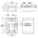Τριφασικό SSR ρελέ είσοδος 24-275VAC & 24-50VDC έξοδος ACS1 40A/400VAC έξοδος ACS3 8A/400VAC