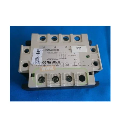 Τριφασικό SSR ρελέ (SOLID STATE RELAY) είσοδος 4,5-32VDC έξοδος ACS1 55A/400VAC έξοδος ACS3 15A/400V