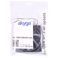 Ανεμιστήρας Η/Υ 120mm AKYGA AW-12A-BK 800 RPM επίπεδο θορύβου 20dB