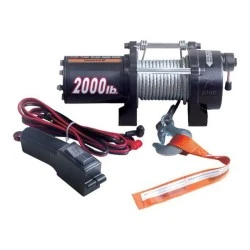 Εργάτης DW 2000 0,95Hp 700W 12V DC με συρματόσχοινο 7,6m & ηλεκτρική και μηχανική έλξη - απώθηση