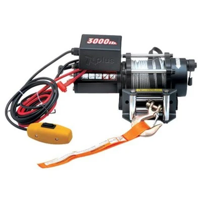Εργάτης DW 3000 1,3Hp 950W 12V DC με συρματόσχοινο 14m & ηλεκτρική και μηχανική έλξη - απώθηση