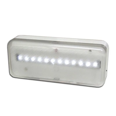 Φωτιστικό ασφαλείας EL Led-85 μη συνεχούς λειτουργίας 220V-240V με λευκά Leds απόδοσης 85lm Φωτιστικό ασφαλείας EL Led-85 μη συνεχούς λειτουργίας 220V-240V με λευκά Leds απόδοσης 85lm
