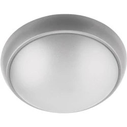 Πλαφονιέρα led στρόγγυλη πλαστική γκρι 9W θερμό λευκό φως 4000k στεγανή IP65 εξωτερικού χώρου Πλαφονιέρα led στρόγγυλη πλαστική γκρι 9W θερμό λευκό φως 4000k στεγανή IP65 εξωτερικού χώρου