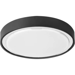 Πλαφονιέρα Led στρόγγυλη πλαστική 260mm 15W θερμό λευκό φως 4000k στεγανή IP65 εξωτερικού χώρου