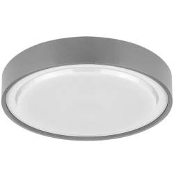 Πλαφονιέρα led πολυκαρμπονική pc στρόγγυλη 15W 230V ενδιάμεσο λευκό φως 4000k εξωτερικού χώρου IP65