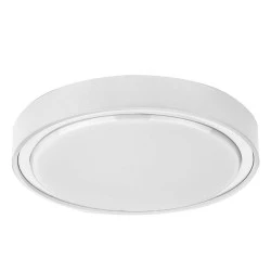 Πλαφονιέρα Led πλαστική στρόγγυλη λευκή φ300mm 18W 4000k εξωτερικού χώρου στεγανή IP65