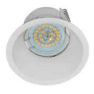 Φωτιστικό σποτ χωνευτό στρογγυλό 88x56mm βαθύ σταθερό λευκό για λάμπες GU10