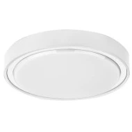 Πλαφονιέρα Led λευκή στρόγγυλη Ø360mm 28W 4000k ενδιάμεσο λευκό φως στεγανή IP65 εξωτερικού χώρου