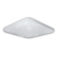 Πλαφονιέρα LED SMD τετράγωνη λευκή 15W 230V 4000K ενδιάμεσο φως 280x280mm με ματ κάλυμμα plexiglass