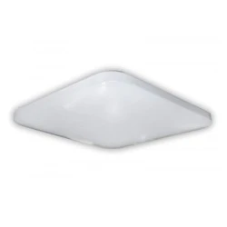 Πλαφονιέρα LED SMD τετράγωνη λευκή 15W 230V 4000K ενδιάμεσο φως 280x280mm με ματ κάλυμμα plexiglass