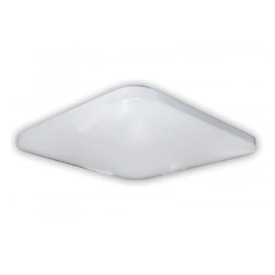 Πλαφονιέρα LED SMD τετράγωνη λευκή 15W 230V 4000K ενδιάμεσο φως 280x280mm με ματ κάλυμμα plexiglass