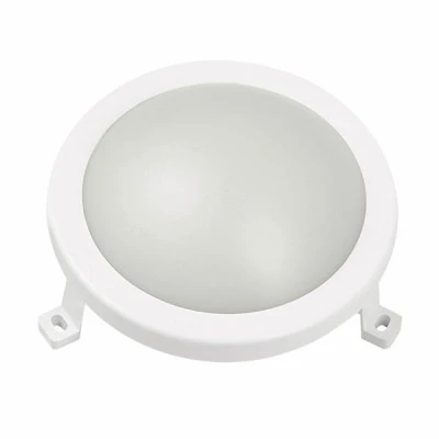 Led απλίκα λευκή στρόγγυλη πλαστική 6W 420Lm 4000k ενδιάμεσο λευκό φως στεγανή ΙΡ54 Led απλίκα λευκή στρόγγυλη πλαστική 6W 420Lm 4000k ενδιάμεσο λευκό φως στεγανή ΙΡ54