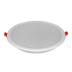 Led panel στρόγγυλο χωνευτό ψευδοροφής 20W 230V 3000k θερμό λευκό φως 1700lumen δέσμης 120°