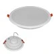 Led panel στρόγγυλο χωνευτό ψευδοροφής 20W 230V 3000k θερμό λευκό φως 1700lumen δέσμης 120°