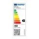 Led panel slim ψευδοροφής 40W 4000K ενδιάμεσο λευκό φως αντιθαμβωτικό 30x120cm 