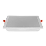 Led φωτιστικό ψευδοροφής λευκό τετράγωνο 15W 230V 6200k ψυχρό λευκό φως 1275lumen δέσμης 120°