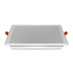 Led φωτιστικό ψευδοροφής λευκό τετράγωνο 15W 230V 1275lumen 4000k ενδιάμεσο λευκό φως δέσμης 120°