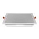 Led φωτιστικό ψευδοροφής λευκό τετράγωνο 15W 230V 6200k ψυχρό λευκό φως 1275lumen δέσμης 120° Led φωτιστικό ψευδοροφής λευκό τετράγωνο 15W 230V 6200k ψυχρό λευκό φως 1275lumen δέσμης 120°