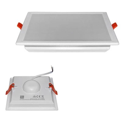 Led φωτιστικό ψευδοροφής λευκό τετράγωνο 15W 230V 6200k ψυχρό λευκό φως 1275lumen δέσμης 120° Led φωτιστικό ψευδοροφής λευκό τετράγωνο 15W 230V 6200k ψυχρό λευκό φως 1275lumen δέσμης 120°