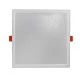 Led φωτιστικό ψευδοροφής τετράγωνο λευκό 20W 230V 4000k ενδιάμεσο λευκό φως 1700lumen δέσμης 120°
