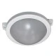 Led χελώνα στρογγυλή λευκή 6W 230V 4000k ενδιάμεσο φως 480lm με κάλυμμα πολυκαρμπονάτ στεγανή IP64