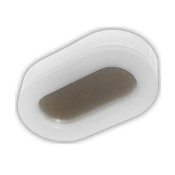Led πλαφονιέρα λευκή οβάλ 11W 230V 4000k ενδιάμεσο φως 880lm περιμετρικού φωτισμού στεγανή IP65