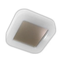 Led πλαφονιέρα λευκή τετράγωνη 15W 230V 4000k ενδιάμεσο φως 1200lm περιμετρικού φωτισμού IP65