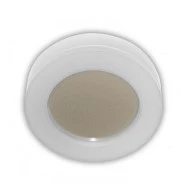 Led πλαφονιέρα λευκή στρογγυλή 15W 230V 4000k ενδιάμεσο φως 1200lm περιμετρικού φωτισμού IP65