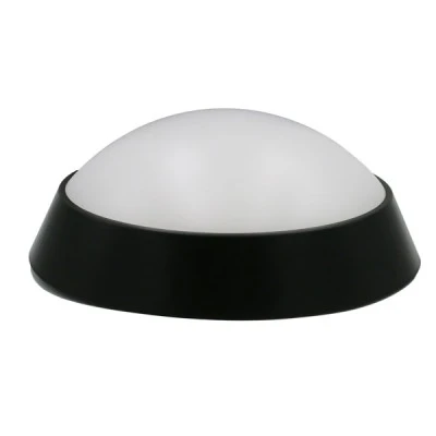 Πλαφονιέρα στρογγυλή LED 230V 20W με δυνατότητα ρύθμισης απόχρωσης φωτός CCT 220x80mm μαύρη IP65