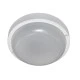 Led πλαφονιέρα λευκή στρογγυλή 8W 230V 4000k ενδιάμεσο φως με πολυκαρμπονάτ κάλυμμα στεγανή IP54