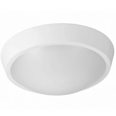 Πλαφονιέρα Led στρόγγυλη πλαστική λεύκη Ø320mm 30W ενδιάμεσο λευκό φως 4000k εξωτερικού χώρου IP65