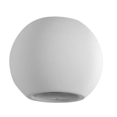 Απλίκα γύψινη για λάμπα G9 UP DOWN σφαιρική 150x128x130mm