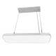LED panel φωτιστικό παραλληλόγραμμο 30W 190x600mm κρεμαστό 3000K θερμό φως λευκό