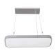 Φωτιστικό LED panel 30W κρεμαστό παραλληλόγραμμο 190x600mm 6400K ψυχρό φως 2100lm