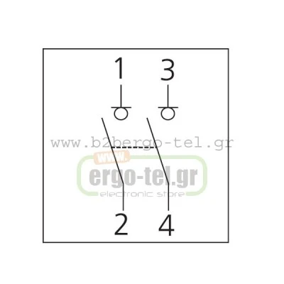 Γενικός ραγοδιακόπτης διπολικός (2P) 2Χ40Α KRIPAL UKC-40/2
