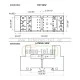 Βάση για ρελέ 14 ποδιών RMIA 45 τετράγωνη CARLO GAVAZZI ΖΜI-4NA